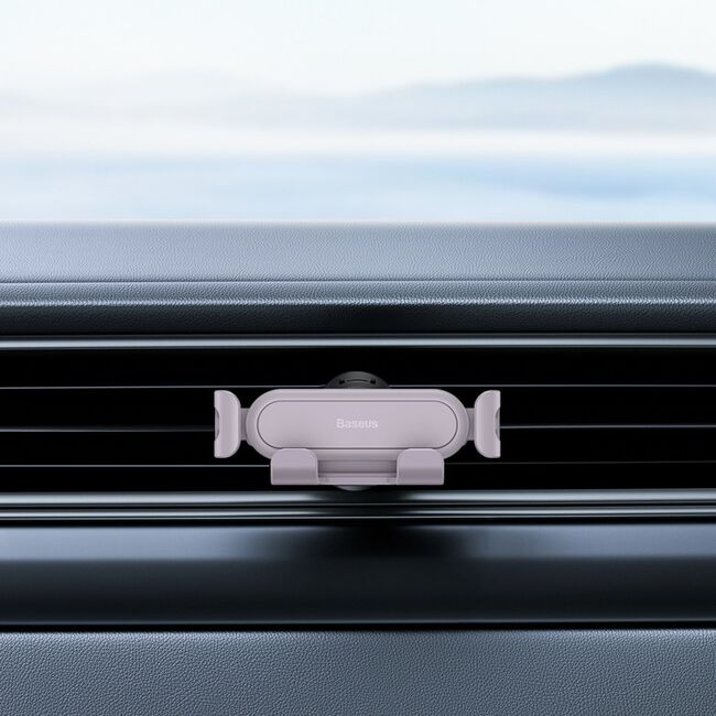 Suport auto grila de ventilatie Baseus, roz