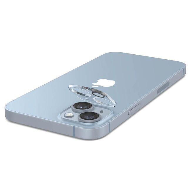 [Pachet 2x] Folie sticla camera iPhone 14 Spigen Glas.tR Optik, transparenta