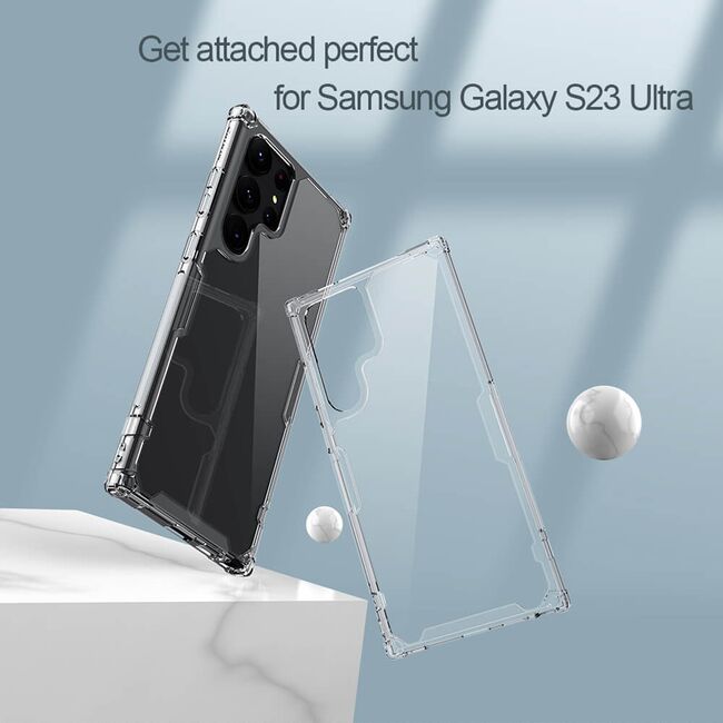 Husa Samsung Galaxy S23 Ultra Nillkin Nature Pro, transparenta