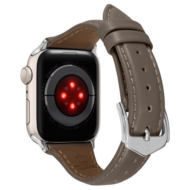 Curea Apple Watch 1 / 2 / 3 / 4 / 5 / 6 / 7 / 8 / SE / SE 2 (38 mm / 40 mm / 41 mm) Spigen Cyrill Kajuk, kaki