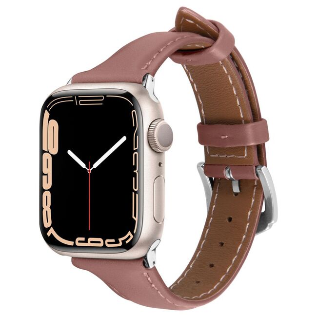 Curea Apple Watch 1 / 2 / 3 / 4 / 5 / 6 / 7 / 8 / SE / SE 2 (38 mm / 40 mm / 41 mm) Spigen Cyrill Kajuk, roz