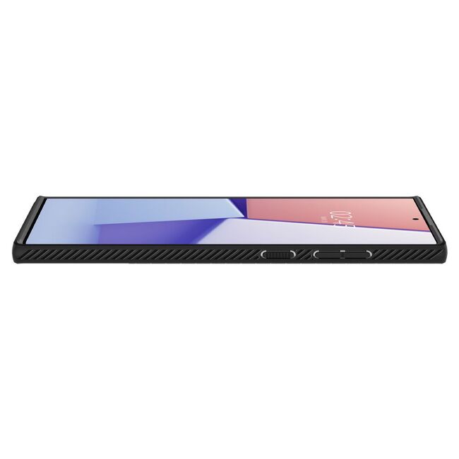 Husa Samsung Galaxy S22 Ultra 5G Spigen Liquid Air, negru mat