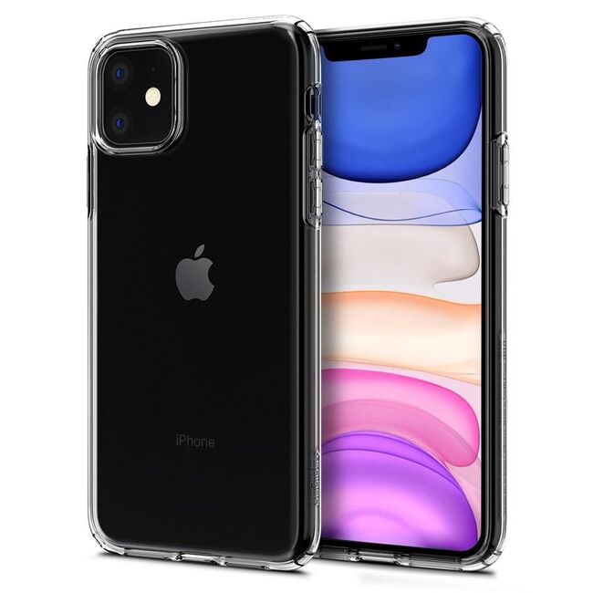 Husa iPhone 11 Spigen Liquid Crystal, transparenta