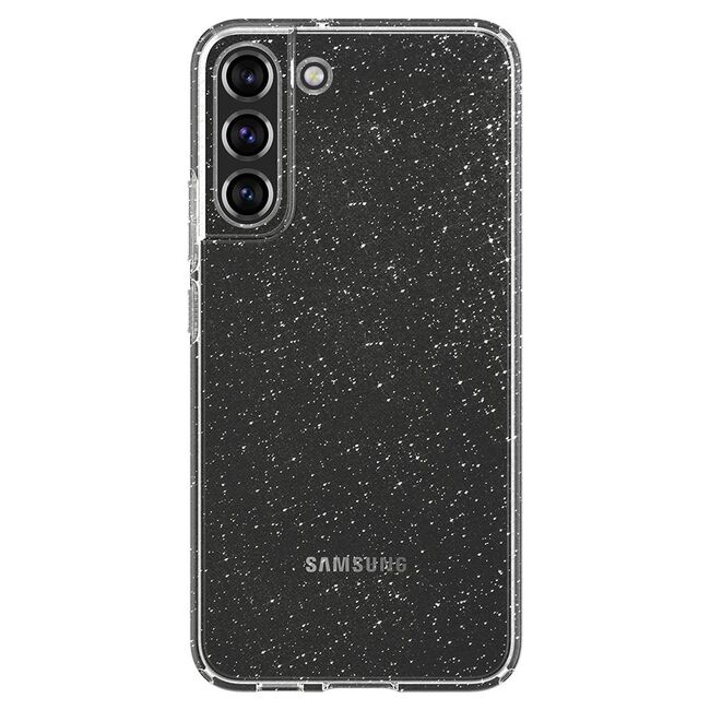 Husa Samsung Galaxy S22 5G Spigen Liquid Crystal Glitter, Crystal Quartz