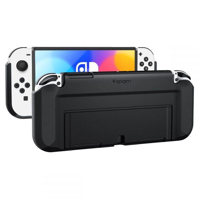 Carcasa Nintendo Switch OLED Spigen Thin Fit, negru