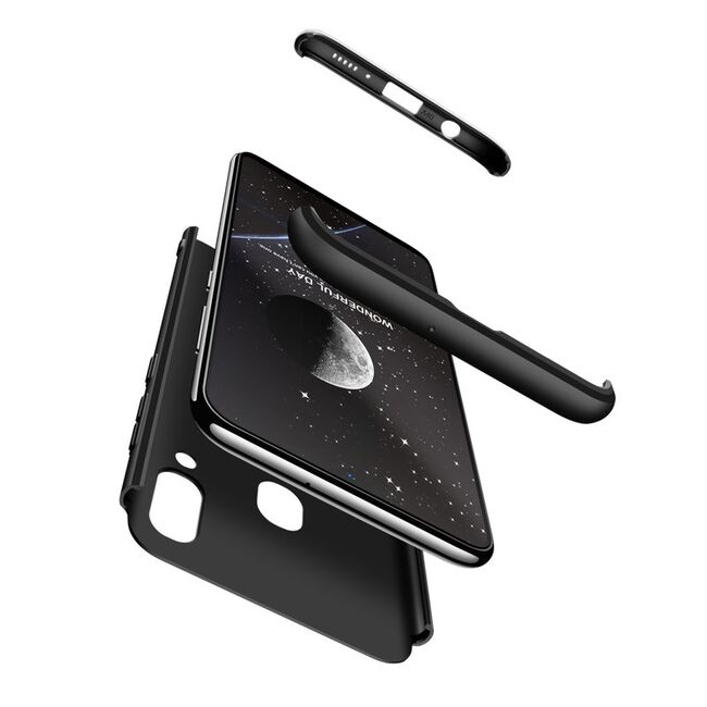 [Pachet 360°] Husa + Folie Samsung Galaxy A40 GKK Original - Negru