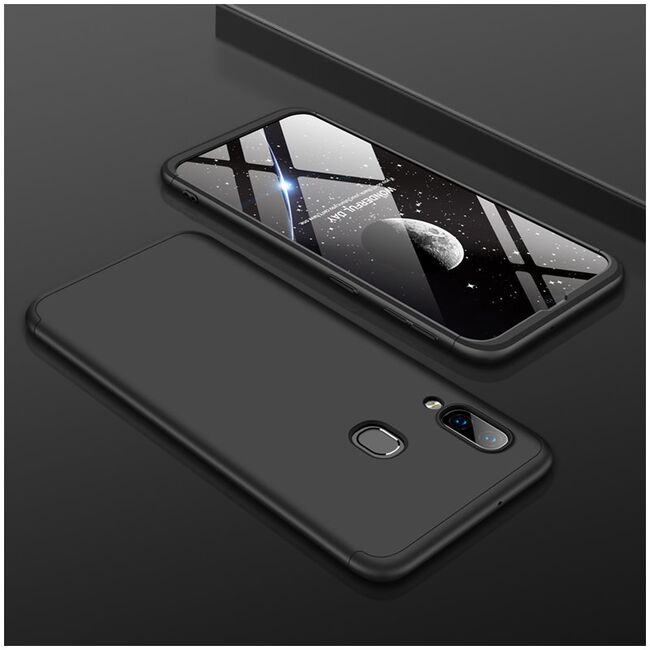 [Pachet 360°] Husa + Folie Samsung Galaxy A40 GKK Original - Negru