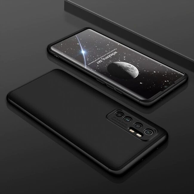 [Pachet 360°] Husa + Folie Xiaomi Mi Note 10 Lite GKK Original - Negru