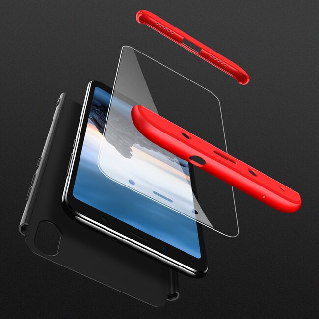 [Pachet 360°] Husa + Folie Xiaomi Redmi 9A GKK Original - Negru
