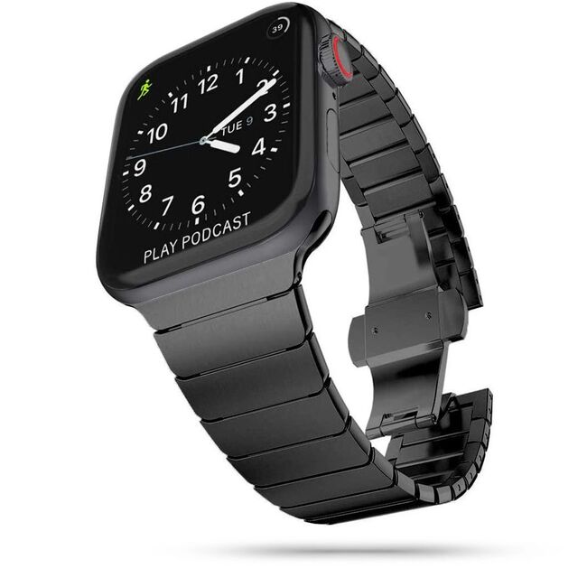 Curea Linkband Tech Protect Compatibila Cu Apple Watch 1/2/3/4/5/6 (42/44/45mm) Black