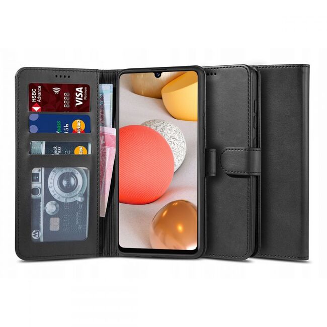 Husa pentru Samsung Galaxy A42 Tech-Protect Wallet 2 - negru