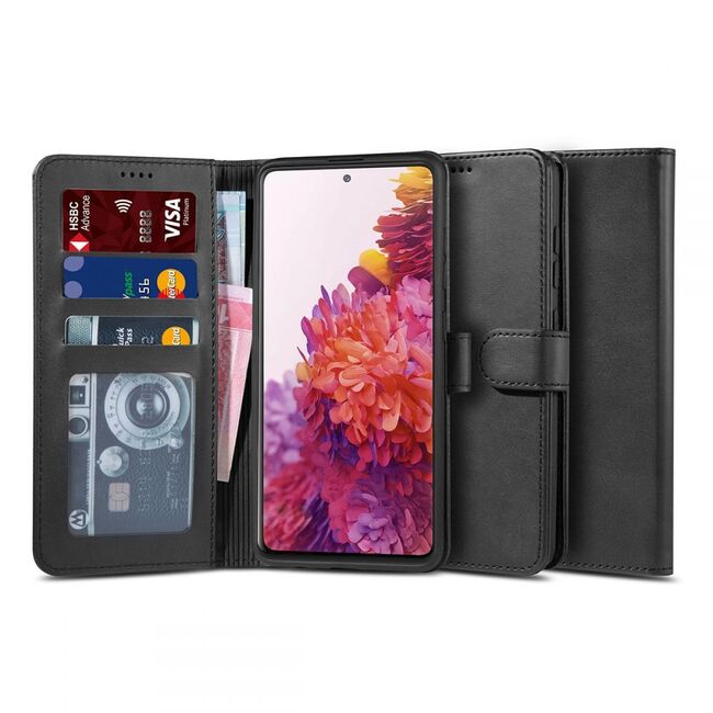 Husa pentru Samsung Galaxy S20 FE tip carte Wallet 2 - negru