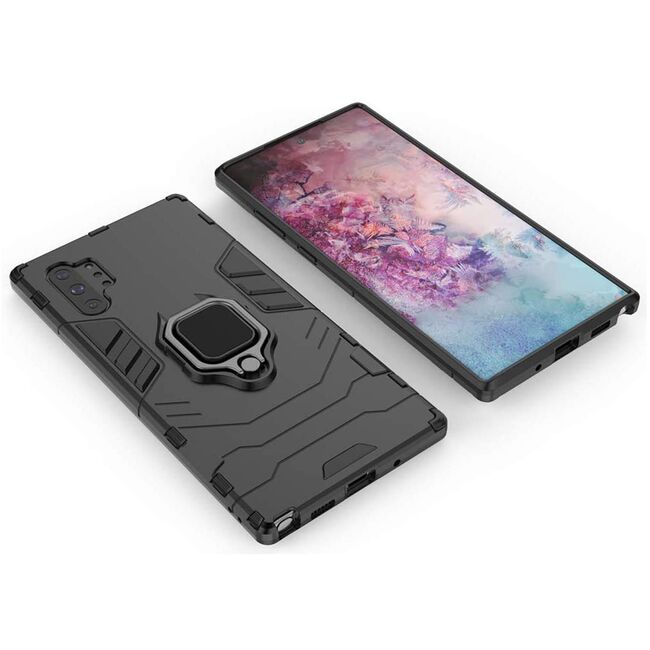 Husa Samsung Galaxy Note 10 Plus Techsuit Silicone Shield, Negru