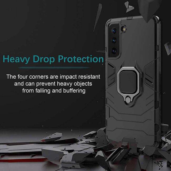 Husa Samsung Galaxy S21 Plus 5G Techsuit Silicone Shield, Negru