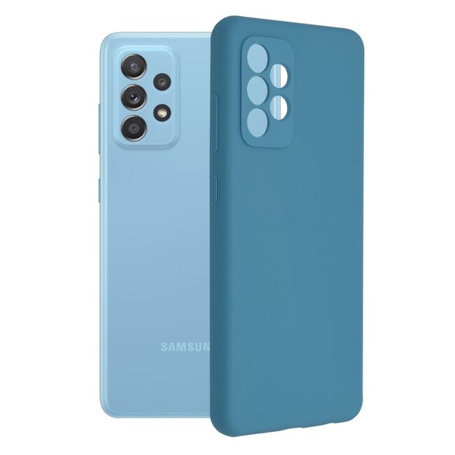 Husa Samsung Galaxy A52 4G Techsuit Soft Edge Silicone, albastru