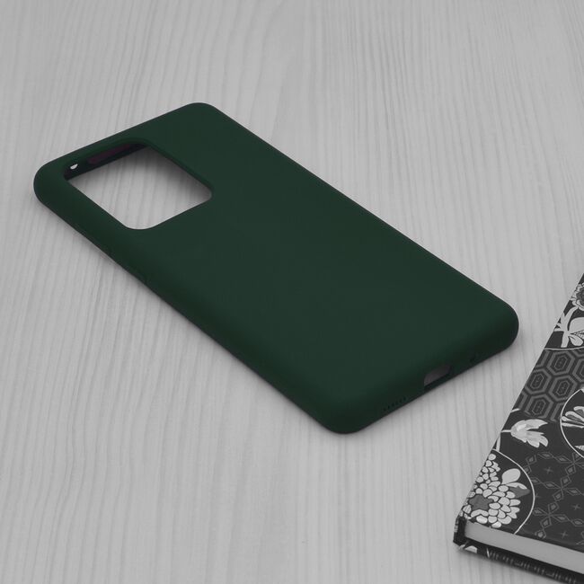 Husa Samsung Galaxy S20 Ultra Techsuit Soft Edge Silicone, verde inchis