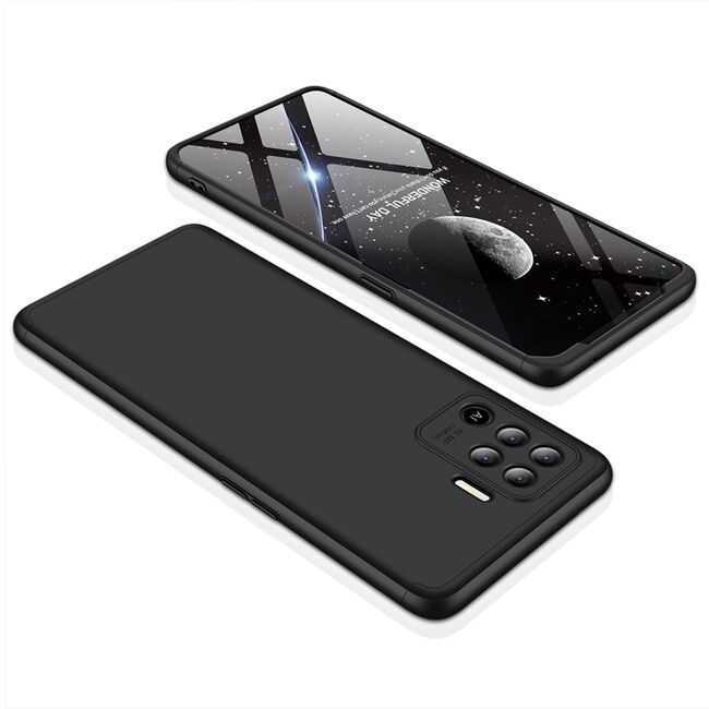 [Pachet 360°] Husa + Folie Oppo A94 4G GKK Original - Negru