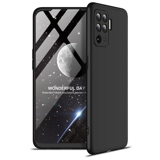 [Pachet 360°] Husa + Folie Oppo A94 4G GKK Original - Negru