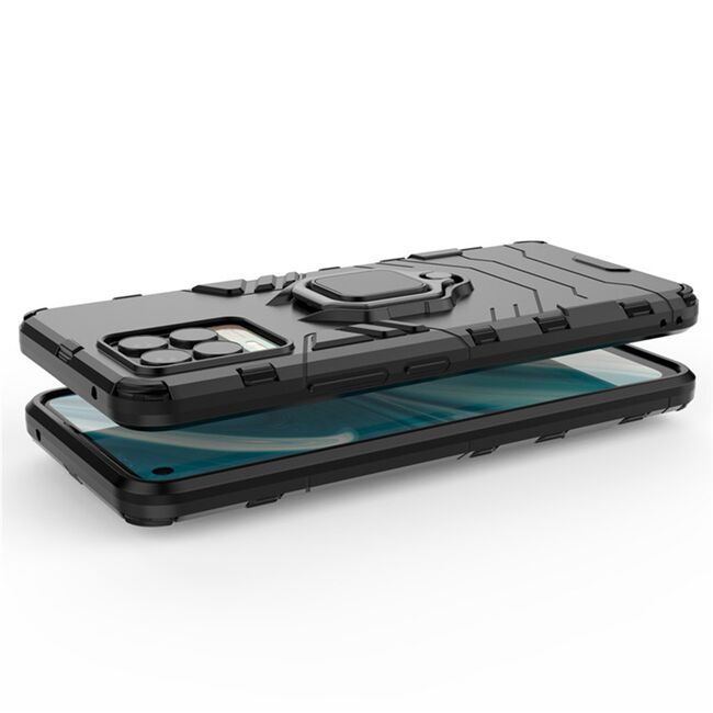 Husa Realme 8 4G / 8 Pro 4G Techsuit Silicone Shield, negru