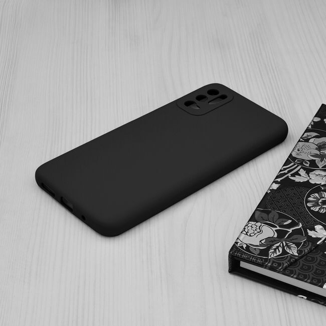 Husa Xiaomi Redmi Note 10 5G Techsuit Soft Edge Silicone, negru