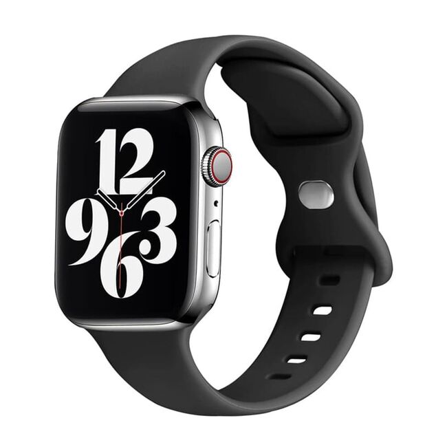 Curea ceas - watchband (w031) - Apple Watch 1 / 2 / 3 / 4 / 5 / 6 / 7 / 8 / se (38mm / 40 mm / 41 mm) - negru