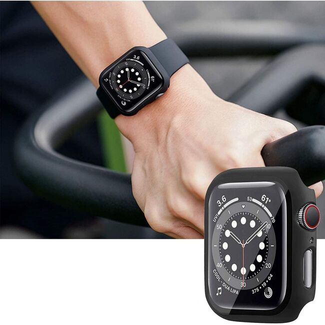Curea ceas - watchband (w031) - Apple Watch 1 / 2 / 3 / 4 / 5 / 6 / 7 / 8 / se (38mm / 40 mm / 41 mm) - negru