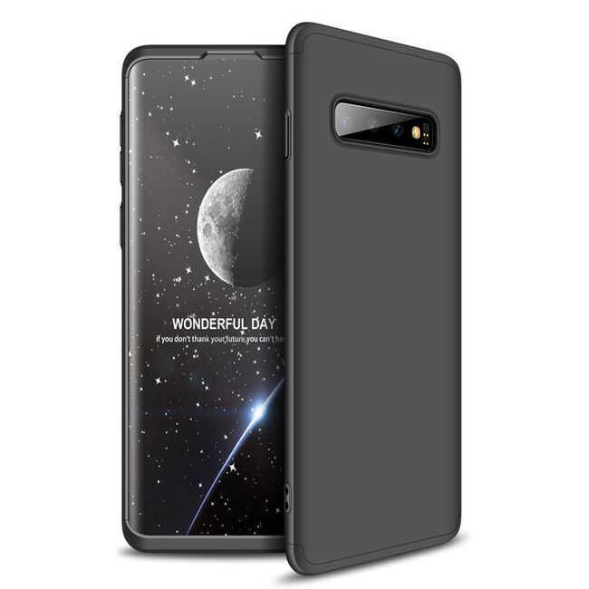 [Pachet 360°] Husa + Folie Samsung Galaxy S10 5G GKK Original - Negru