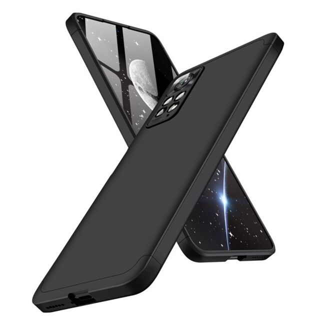 [Pachet 360°] Husa + folie Xiaomi Redmi Note 11 Pro 4G GKK Original, negru