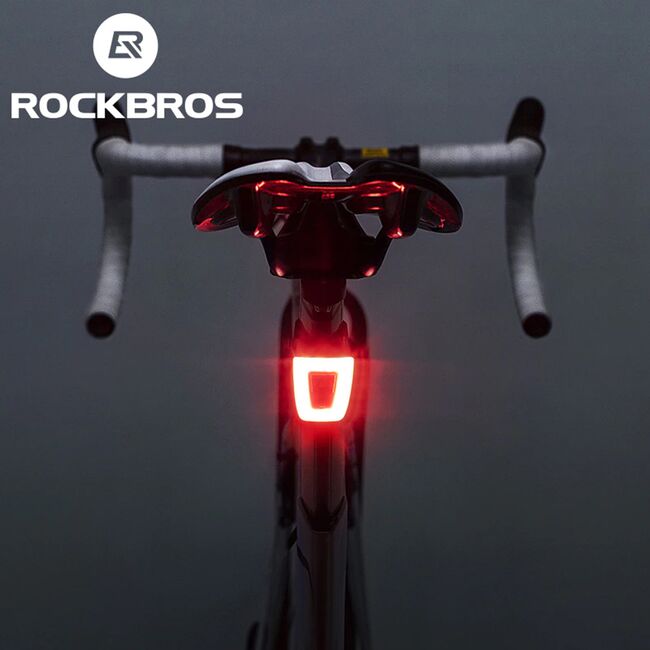 Stop bicicleta spate LED waterproof RockBros, negru, TT30-WD