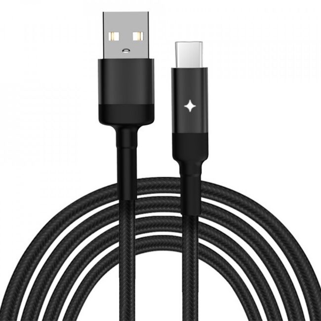 Cablu de date USB la Type-C Yesido CA-28, 2.4A, 1.2m, negru