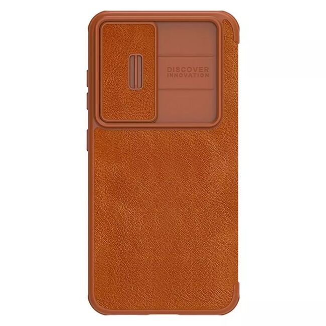 Husa Samsung Galaxy S23 Plus Nillkin QIN Pro Leather, maro