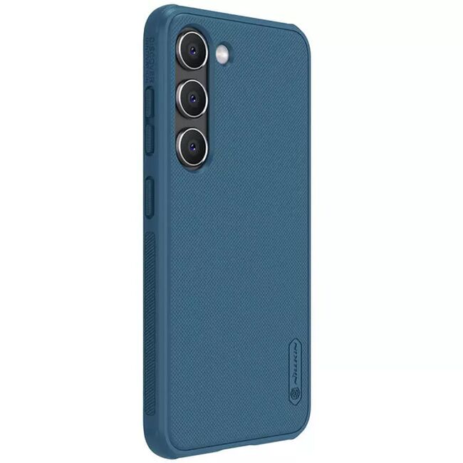 Husa Samsung Galaxy S23 Nillkin Super Frosted Shield Pro, albastru