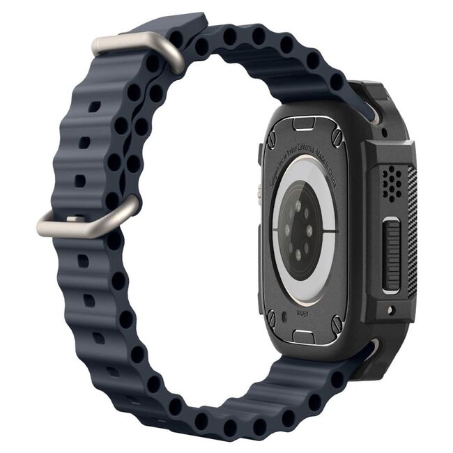 Carcasa Apple Watch Ultra Spigen Rugged Armor, negru