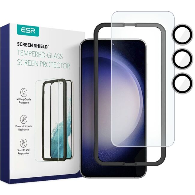 Folie sticla SET 2-PACK pentru Samsung Galaxy S23+ Plus ESR PROTECTOR  CLEAR