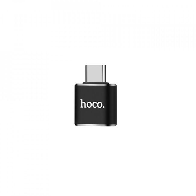 Adaptor OTG Type-C la USB Hoco UA5, 2.4A, negru
