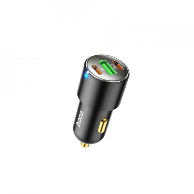 Incarcator auto Fast Charging USB, 2xType-C 45W Hoco NZ6