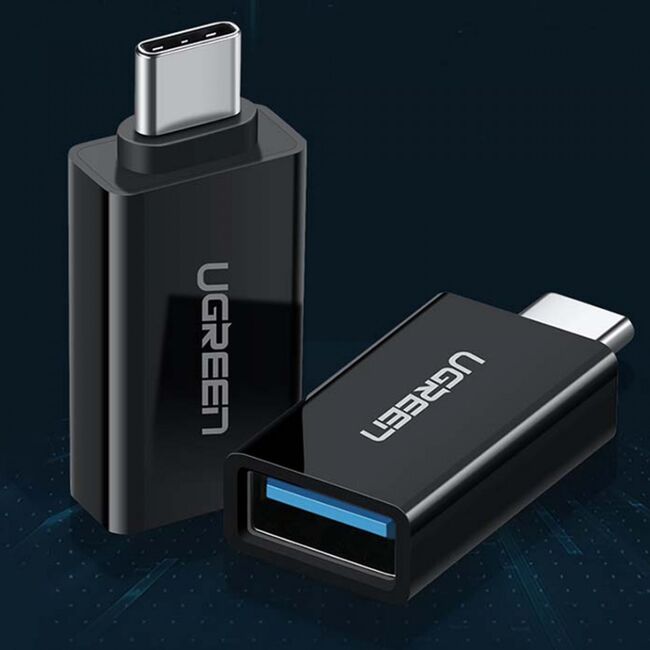 Adaptor OTG USB la Type-C Ugreen, 5Gbps, negru, 20808