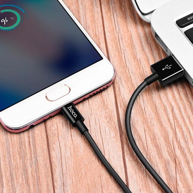 Cablu transfer date USB la Micro-USB Hoco X23, 1m, negru