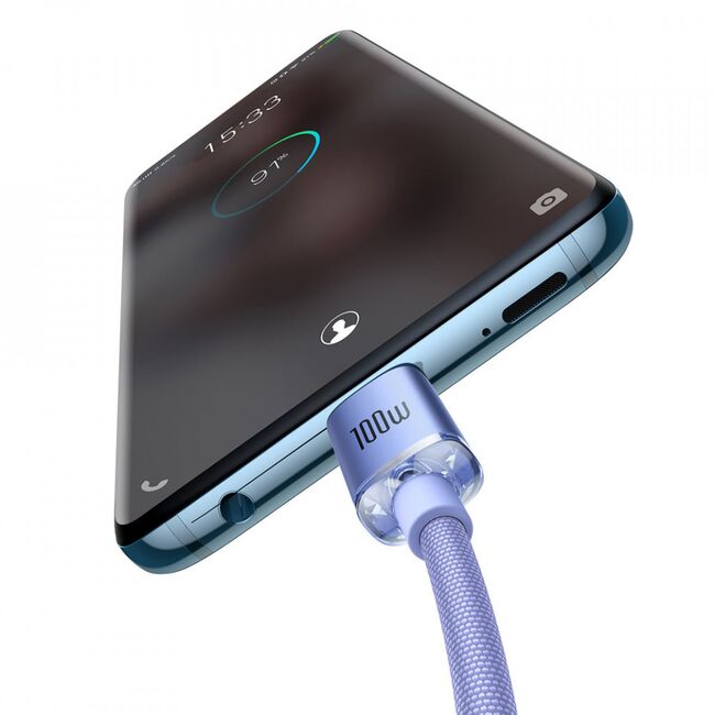 Cablu laptop Fast Charging tip C Baseus 100W, 1.2m, CAJY000605