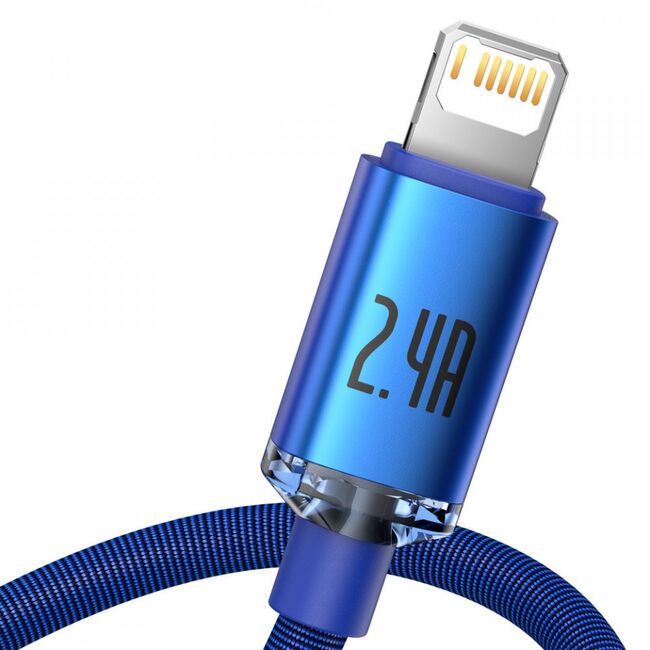 Cablu Fast Charging USB la Lightning Baseus 2.4A, 2m, CAJY000103