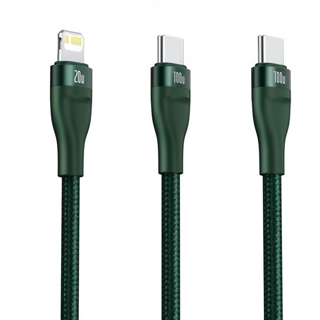Cablu date USB-C la Lightning, Type-C 100W, 1.2m, CA1T2-F06