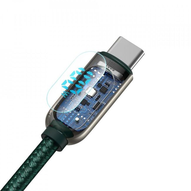 Cablu laptop Fast Charging Type-C Baseus, Display LED, 100W, 2m, CATSK-C06
