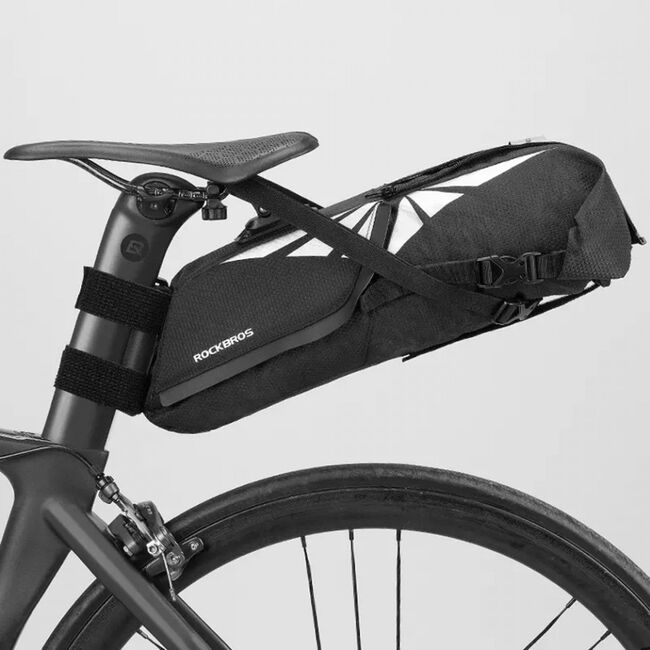 Geanta impermeabila pentru bicicleta 8l RockBros C38, negru