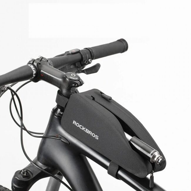 Geanta cadru bicicleta impermabila 23x6.5x9 RockBros, negru, AS-021