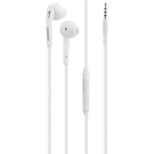 Casti Samsung cu fir si microfon, Jack 3.5mm, alb, bulk, EO-EG920BW