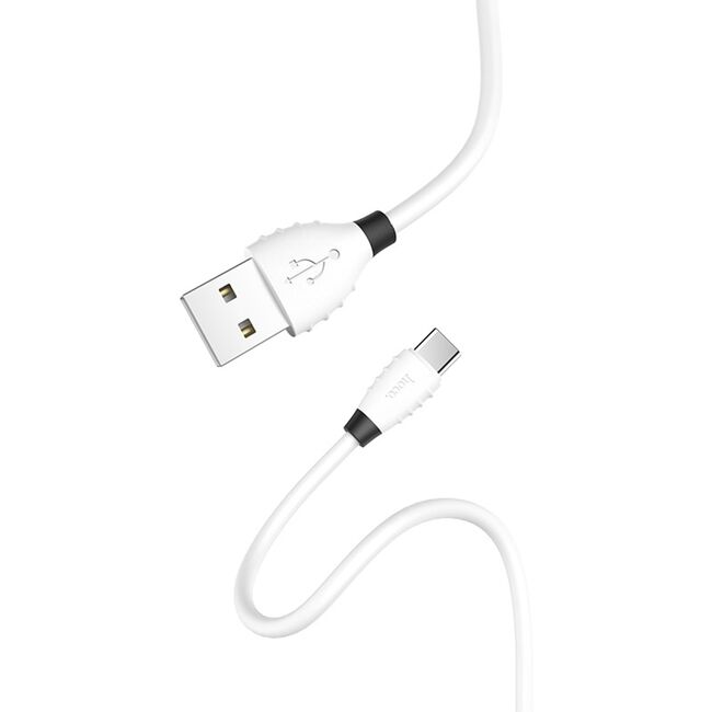 Cablu de date USB Type-C Quick Charge Hoco X27, 10W, 2.4A, 1.2m, negru