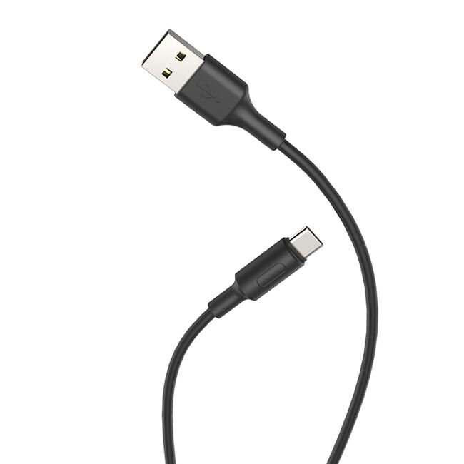 Cablu transfer date USB Type-C 2A, 10W, Hoco X25, 1m, negru