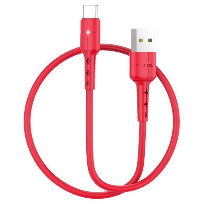 Cablu de date USB Type-C Quick Charging 2A Hoco X30, negru