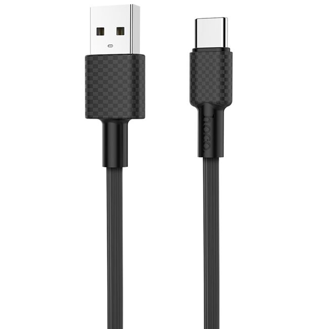 Cablu de date Hoco X29, USB la Type-C, 10W, 2A, 1m, negru