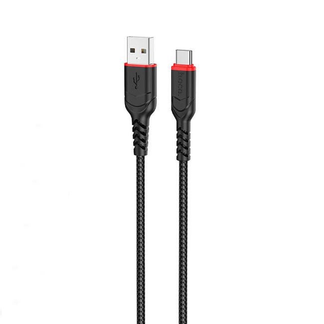 Cablu USB - USB Type-C Fast Charge 3A la USB-A Hoco X59, 1m, negru